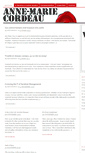 Mobile Screenshot of annemariecordeau.com
